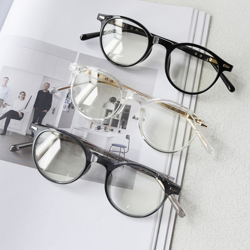 Kachawoo muške optičke naočale acetat TR90 leopard zeleni crni okrugli okvir naočala za žene popularni dodaci unisex naočale