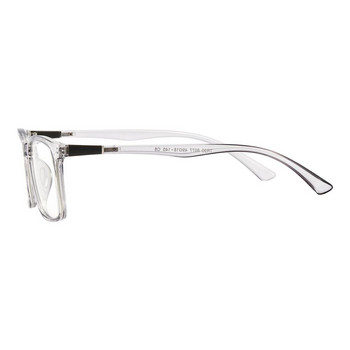 Ανδρικά και γυναικεία καθαρά γυαλιά πλαισίου τετράγωνο TR90 γυαλιά πλήρους χείλους για συνταγογραφούμενους φακούς Myopia Reading Multifocal