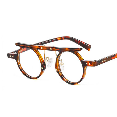 Punk retro okrugli okviri za optičke naočale Muškarci Žene Prozirni okviri za naočale za kratkovidnost Modni dizajn naočala za računala Oculos