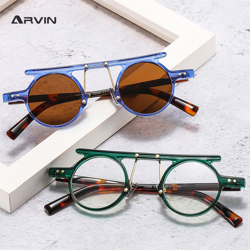 Punk retro okrugli okviri za optičke naočale Muškarci Žene Prozirni okviri za naočale za kratkovidnost Modni dizajn naočala za računala Oculos