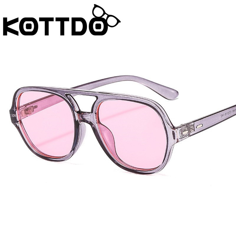 KOTTDO Classic Double Bridge Eye Glasses Frame Women Vintage Anti-blue Light Компютърни очила Мъжки