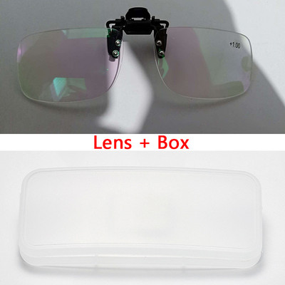 Clip On Naočale za čitanje Povećalo Žene Muškarci Naočale bez okvira Presbyopia Stezaljke Leće Poklon za starca +1.0,+1.5,+2.0,+2.5,+3.0,+3.5