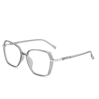 Dave Retro Polygon Plain Glasses Women Tr90 Glasses Frame Men Anti-blue Light Optical Myopia Glasses Frame