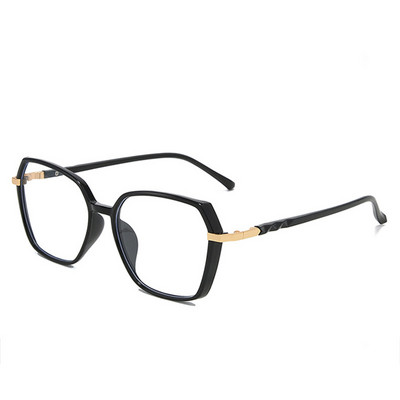 Dave Retro Polygon Plain Glasses Women Tr90 Glasses Frame Men Anti-blue Light Optical Myopia Glasses Frame