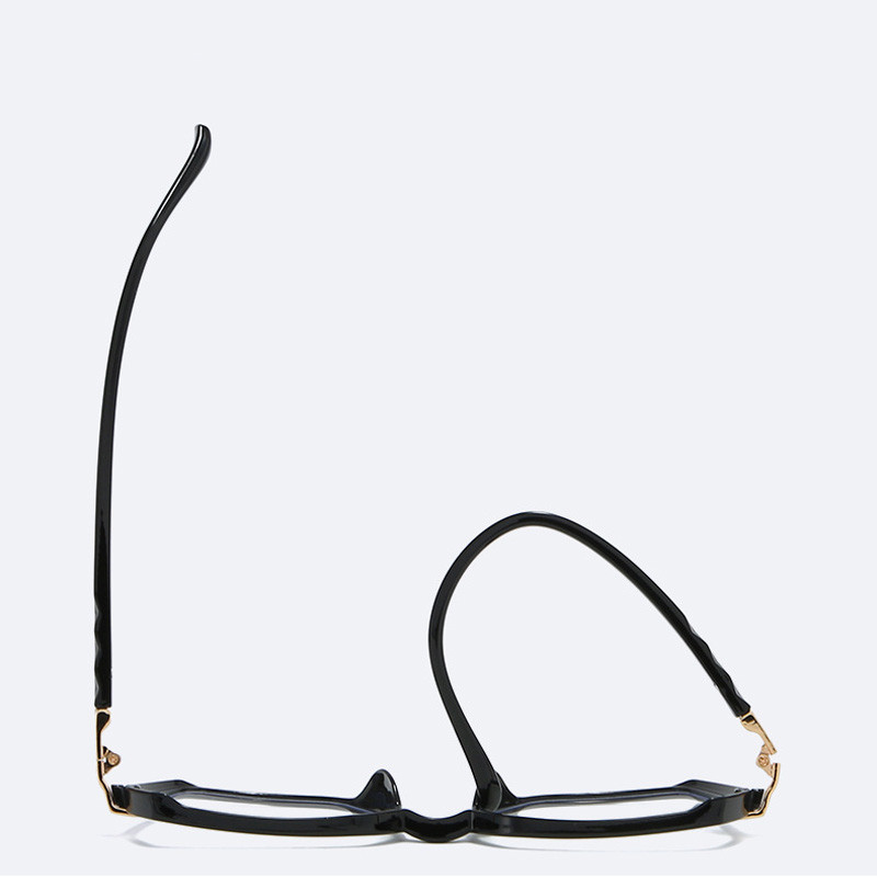 Dave Retro Polygon Plain Glasses Women Tr90 Glasses Frame Men Anti-blue Light Optical Myopia Glasses Frame