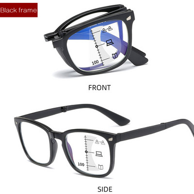 seemfly Retro sklopive multifokalne progresivne naočale za čitanje Žene Muškarci Anti-blue Ray daleko i blizu dvostruke optičke leće Presbiopične