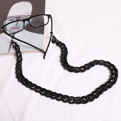 Creative Acrylic Glasses Chain Adjustable Eyeglasses Lanyard Amber Anti-slip Sunglasses Cord Holder Tool Glasses Accessories