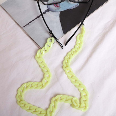 Creative Akrila brilles Ķēde Regulējamas Brilles Virves Dzintars Pretslīdēšanas Saulesbrilles Vada Turētājs Instrumentu Brilles Piederumi