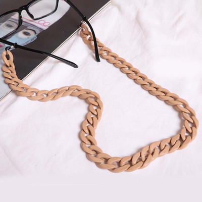 Creative Akrila brilles Ķēde Regulējamas Brilles Virves Dzintars Pretslīdēšanas Saulesbrilles Vada Turētājs Instrumentu Brilles Piederumi