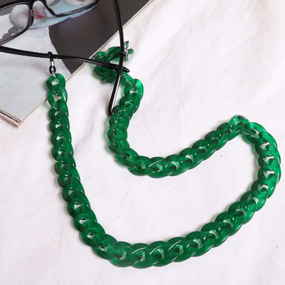 Creative Akrila brilles Ķēde Regulējamas Brilles Virves Dzintars Pretslīdēšanas Saulesbrilles Vada Turētājs Instrumentu Brilles Piederumi