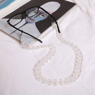 Creative Akrila brilles Ķēde Regulējamas Brilles Virves Dzintars Pretslīdēšanas Saulesbrilles Vada Turētājs Instrumentu Brilles Piederumi