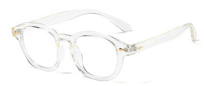 Ochelari retro cu cadru rotund anti-radiații albastre pentru miopie Bărbați, femei, modă, blocare a luminii albastre, ochelari de vedere scurtă, dioptrii -3 -2 -1