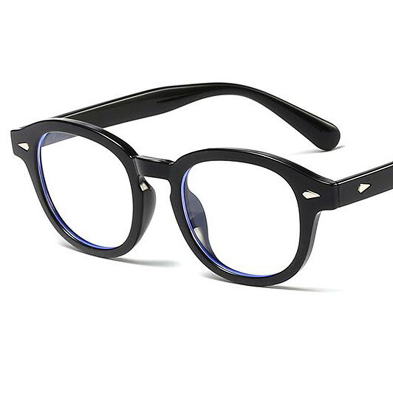 Ochelari retro cu cadru rotund anti-radiații albastre pentru miopie Bărbați, femei, modă, blocare a luminii albastre, ochelari de vedere scurtă, dioptrii -3 -2 -1