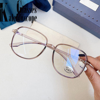 TR90 Рамка за очила против синя светлина Дамски оптични компютърни очила Мъжки ретро рамки за очила за игри Прозрачно фалшиво стъкло