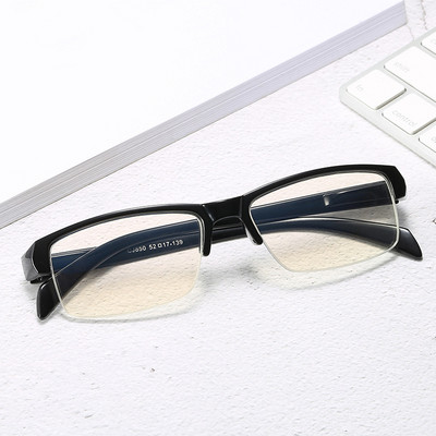Новият бизнес Мъжки очила за късогледство Очила с половин рамка Рамка за очила в елитен стил Свръхлека рамка за очила за късогледство