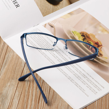 Ανδρικά επαγγελματικά γυαλιά ανάγνωσης Σκελετός από κράμα τιτανίου Γυαλιά εξαιρετικά ελαφριά ρητίνη Εύκαμπτα φορητά αντρικά γυαλιά φροντίδας όρασης
