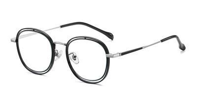 Swanwick metalne šuplje četvrtaste naočale za žene prozirne leće protiv plave svjetlosti okrugli okvir naočala muškarci vintage darovi od crnog zlata