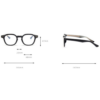 Peekaboo квадратни очила дамски tr90 корейски стил сива прозрачна рамка за очила за мъже висококачествени прозрачни лещи ацетатно оранжево