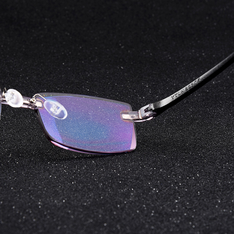 Zilead naočale za čitanje bez okvira, žene i muškarci, kvadratne naočale protiv plave svjetlosti za dalekovidnost, optičke naočale za računalo, dioptrije +1~+4