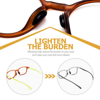 Επιθέματα μύτης Γυαλιά Γυαλιά ματιών σιλικόνη Ανυψωμένα μη φορούν κολλώδη γυαλιά ηλίου Γυαλιά ανάγνωσης Αυτοκόλλητα κομμάτια γυαλιά οράσεως Σκελετοί πλαστικοί