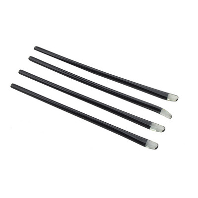 10 чифта (20 броя) метални очила, черен пластмасов връх