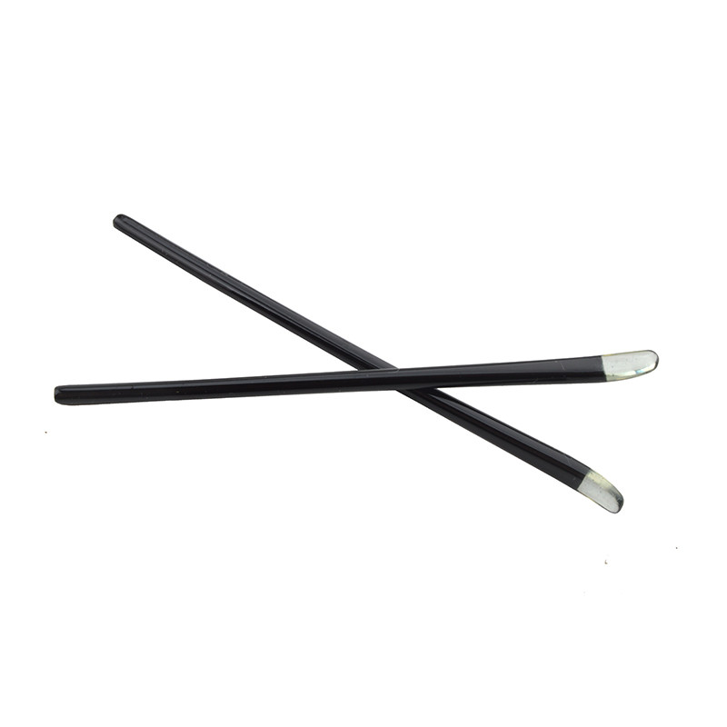 10 чифта (20 броя) метални очила, черен пластмасов връх