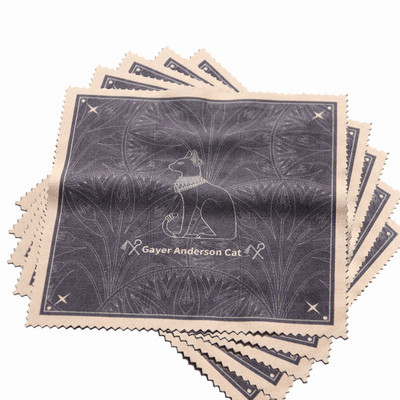 18*18cm mikropluošto valymo šluostė juoda prabangi didelio dydžio servetėlės akiniams objektyvas fotoaparatas gitara Guy Anderson Cat