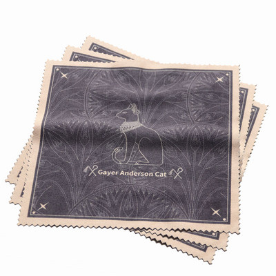 18*18cm mikropluošto valymo šluostė juoda prabangi didelio dydžio servetėlės akiniams objektyvas fotoaparatas gitara Guy Anderson Cat