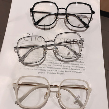 SO&EI Fashion Polygon Clear Anti-Blu-Ray Lens Γυαλιά Γυναικεία τετράγωνα γυαλιά Σκελετός TR90 Ανδρικό Vintage οπτικό πλαίσιο Γυαλιά υπολογιστή