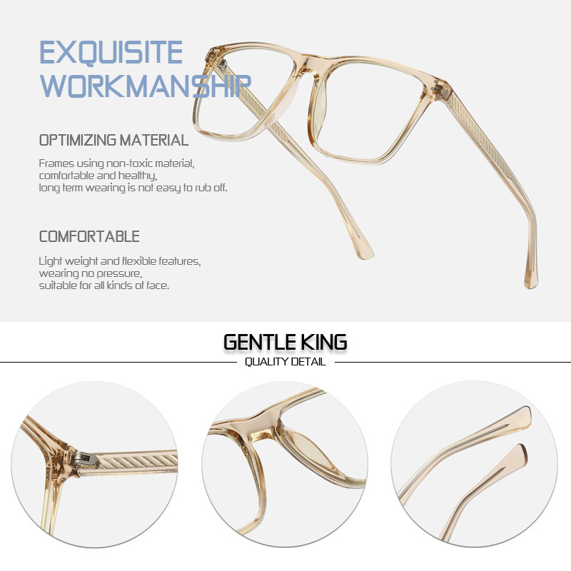 GENTLE KING Naočale protiv plavog svjetla Muškarci Plavo zračenje Žene TR90 Zaštita računala Gaming naočale Plave koje blokiraju UV400