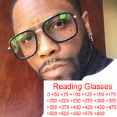 Tony Stark naočale Muškarci Žene Povećalo Naočale za čitanje Steampunk kvadratne naočale koje blokiraju plavo svjetlo Plus dioptrija +0,5 +6