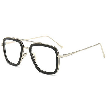 Ανδρικά γυαλιά Tony Stark Γυναικείο Μεγεθυντικός φακός ανάγνωσης Γυαλιά Steampunk Blue Light Blocking Square Eyegles Plus +0,5 +6