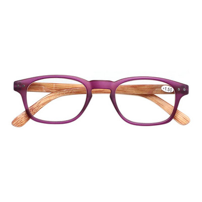 Noge zrcalnih zrna drveta Naočale za čitanje Opružna šarka Muškarci Žene HD čitač Dioptrija +1,0+2,0+3,0+5,0+6,0