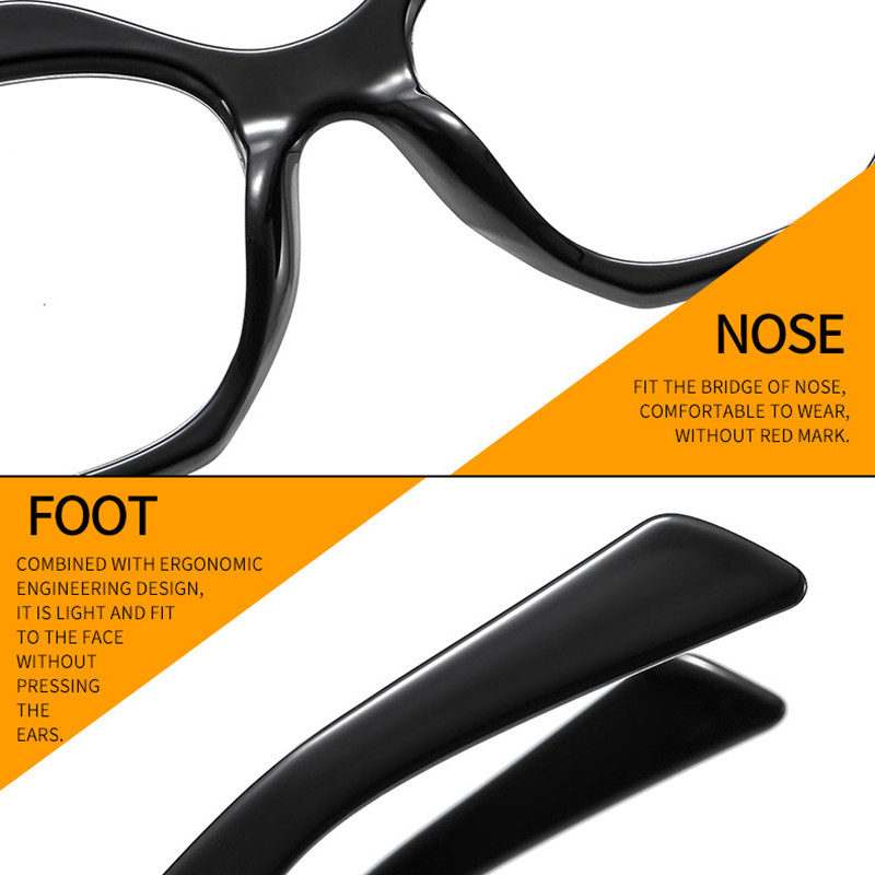 SO&EI Retro Polygon Candy Color Ženski okvir za naočale Prozirne anti-Blu-Ray leće Naočale Opružna šarka Muški okvir za optičke naočale