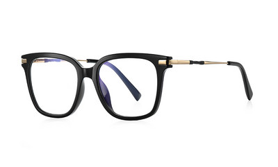 Swanwick fashion jumatate de metal rame ochelari optici femei lentile transparente TR90 ochelari patrati anti albastru deschis barbati albastru maro cadouri