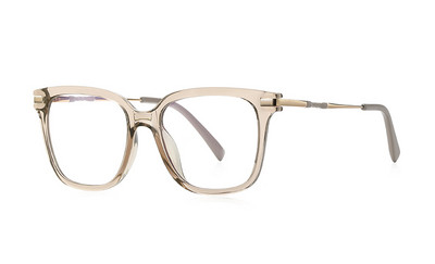 Swanwick fashion jumatate de metal rame ochelari optici femei lentile transparente TR90 ochelari patrati anti albastru deschis barbati albastru maro cadouri