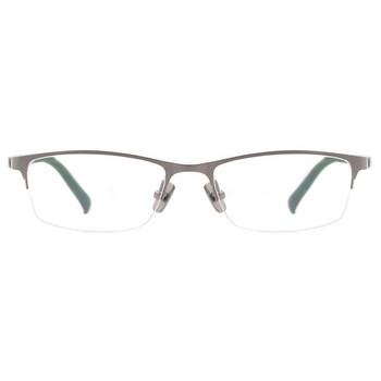 Μεταλλικό μισό χείλος Οβάλ Γυαλιά Ανδρικά και Γυναικεία Γυαλιά Γυαλιά Σκελετός για Συνταγογραφούμενους Φακούς Myopia Reading Progressive