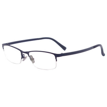 Овални очила с метална половин рамка Мъжки и женски очила Рамка за очила за диоптрични лещи за четене на късогледство Прогресивни