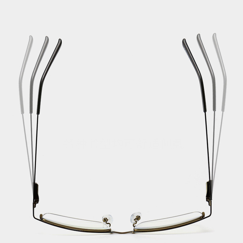 Elbru vīriešiem zilas plēves sveķu lasīšanas brilles sievietēm metāla pusrāmja hiperopijas brilles 1,5 2,0 2,5 3,0 3,5 4,0 Dioptrija vīriešiem