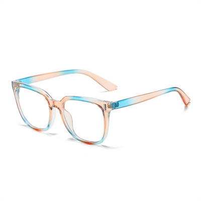 LNFCXI Нова мода Rainbow Gradient Color Square Оптични анти-сини очила Дамски ретро очила Женски очила Oculos