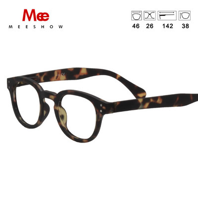 „Meeshow“ skaidrūs prekės ženklo skaitymo akiniai Apvalūs vyriški akiniai moterims „Flex French Concept“ Presbyopia +1,75 +2,25 1513