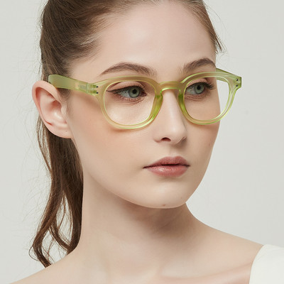 „Meeshow“ skaidrūs prekės ženklo skaitymo akiniai Apvalūs vyriški akiniai moterims „Flex French Concept“ Presbyopia +1,75 +2,25 1513