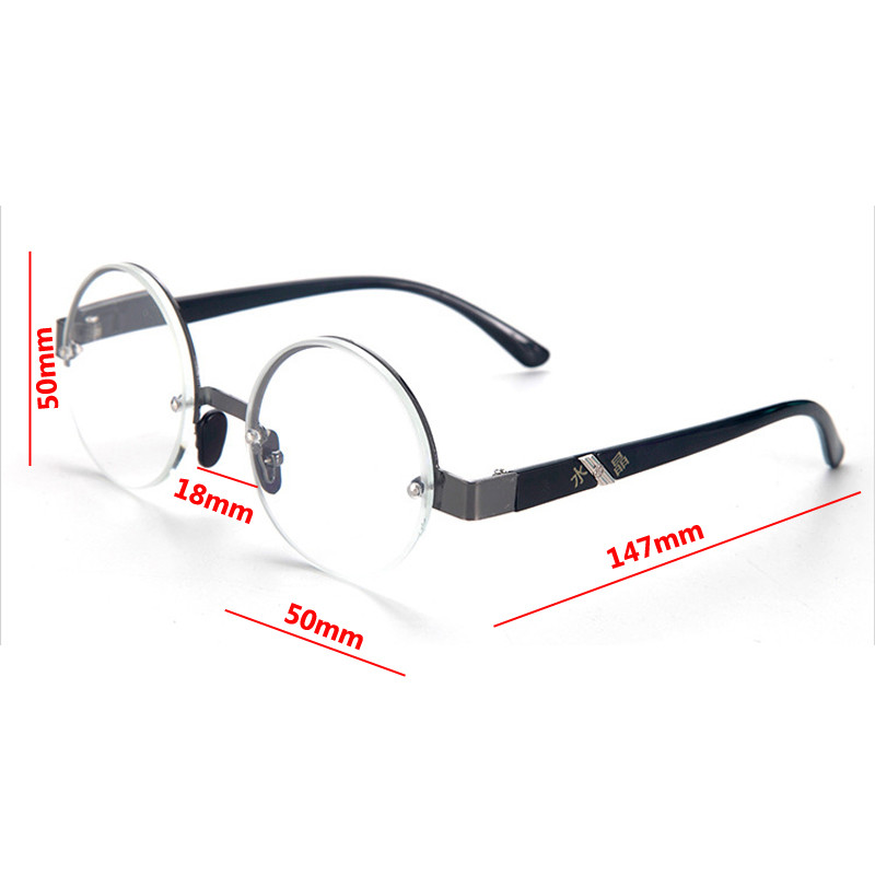 Retro apaļš ietvars Pretnoguruma brilles Lasīšanai sievietēm Vīriešiem Presbiopija Brilles Dioptrija +0 +1,0 +1,5 +2,0 +2,5 +3,0 +3,5 +4,0