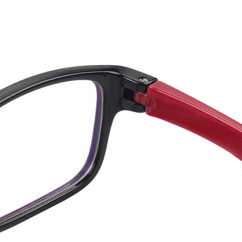 TR90 Мъжки правоъгълни очила Модна рамка за очила за мултифокални диоптрични лещи