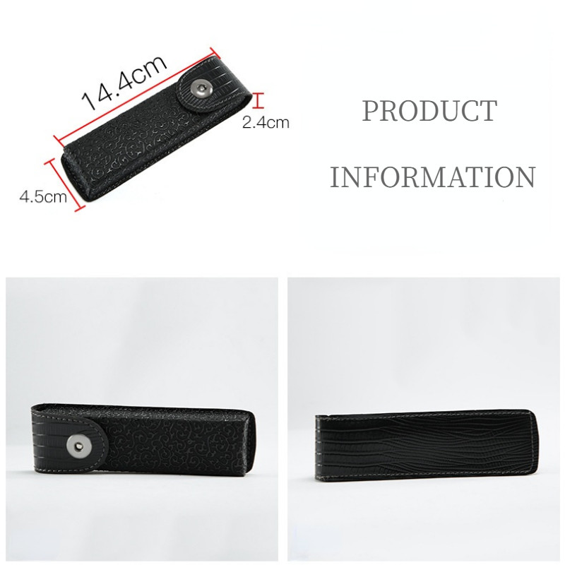 Klasiska ādas briļļu kastīte, kas piemērota šaurākām brillēm Elegants presbyopical brilles futrālis briļļu futrāļi