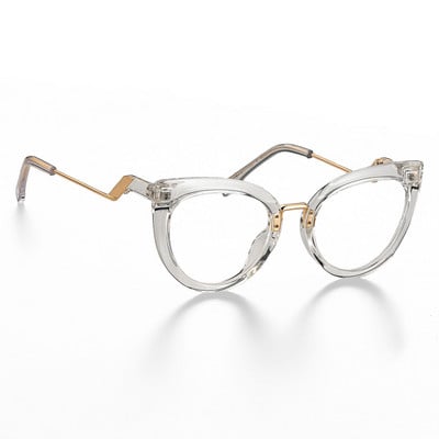48113 Cat Eye Anti-Blue Light Πλαστικά γυαλιά τιτανίου Σκελετοί Ρετρό Υπερελαφρύ Ανδρικά Γυναικεία Οπτικά Μόδα Γυαλιά Γυαλιά Υπολογιστή