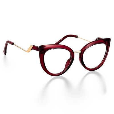 48113 Cat Eye Anti-Blue Light Πλαστικά γυαλιά τιτανίου Σκελετοί Ρετρό Υπερελαφρύ Ανδρικά Γυναικεία Οπτικά Μόδα Γυαλιά Γυαλιά Υπολογιστή