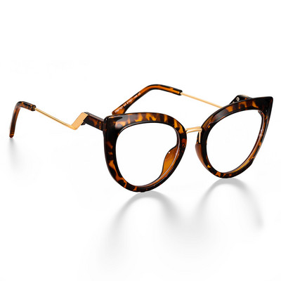 48113 Cat Eye Anti-Blue Light Πλαστικά γυαλιά τιτανίου Σκελετοί Ρετρό Υπερελαφρύ Ανδρικά Γυναικεία Οπτικά Μόδα Γυαλιά Γυαλιά Υπολογιστή