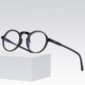 80352 Ретро кръгла рамка за очила против синя светлина Мъже Жени Оптични модни компютърни очила