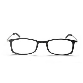 Λεπτά γυαλιά ανάγνωσης κατά της μπλε ακτινοβολίας Φορητά τετράγωνα γυαλιά γυαλιά Tr90 με μαγνητική θήκη τηλεφώνου Σκελετός γυαλιών ανδρών Γυναικεία+2